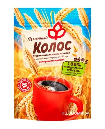Кофейный напиток быстрорастворимый "Ячменный колос", 100г.