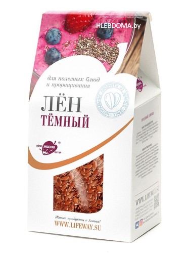 Лён тёмный "Образ жизни", 500г.