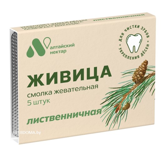 Живица (смолка) таёжная лиственничная, 4г.