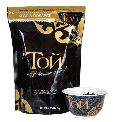 Чай чёрный крупнолистовой "Той" с пиалой (Индия), 200г.