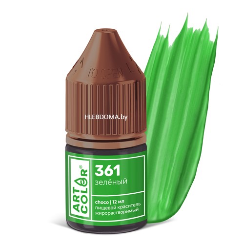 Краситель пищевой "Art Color Choco" (зелёный), 12г.